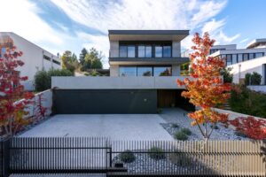 Terrasse und Garten eines Einfamilienhauses in Graz